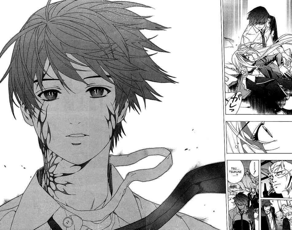 Rosario to Vampire Chapter 22 page 35 - Chapter 22: Kiss