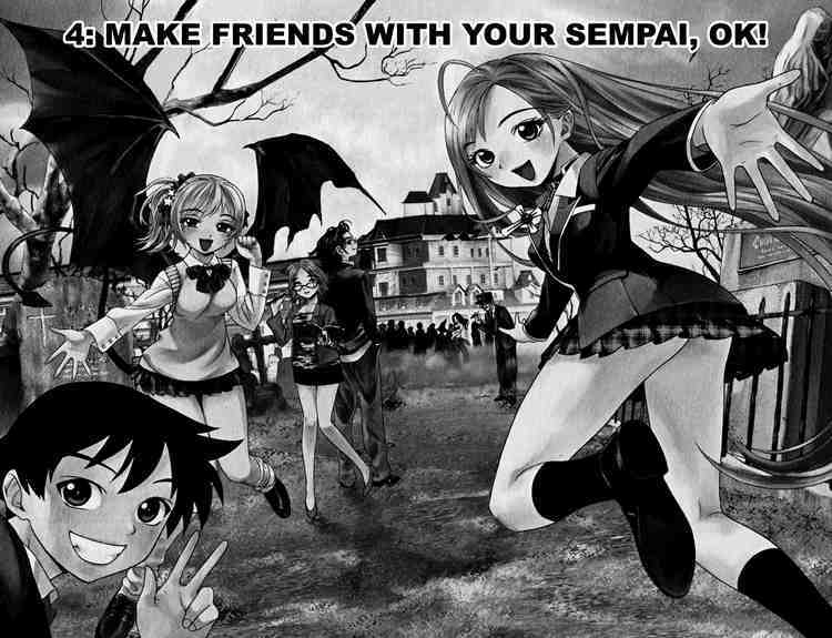 Rosario to Vampire Chapter 4 page 1 - Chapter 4: Make Friends with your Seniors, Ok!