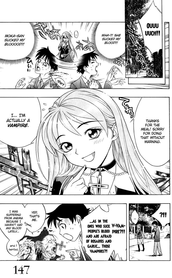 Rosario + Vampire Chapter 0 page 7 - Chapter 0