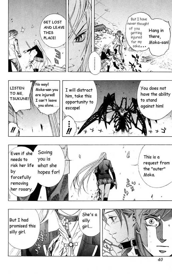 Rosario + Vampire Chapter 33 page 40 - Chapter 33 : Reason
