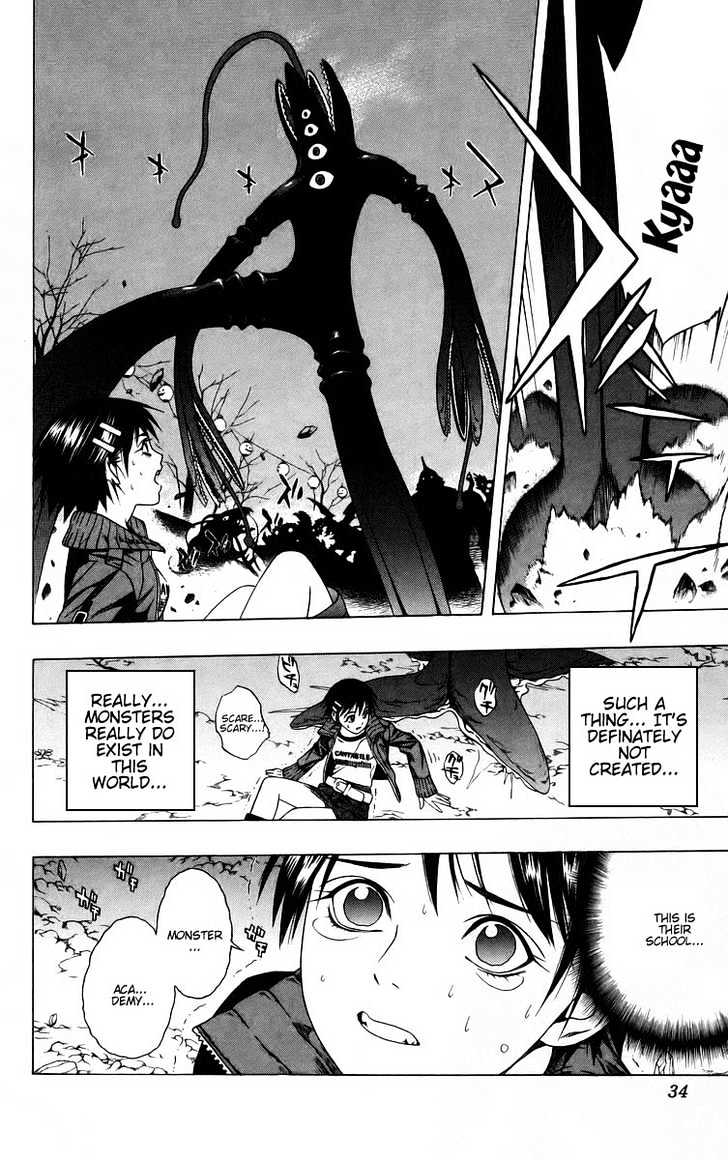 Rosario + Vampire Chapter 37 page 27 - Chapter 37 : Ririsu Mirror