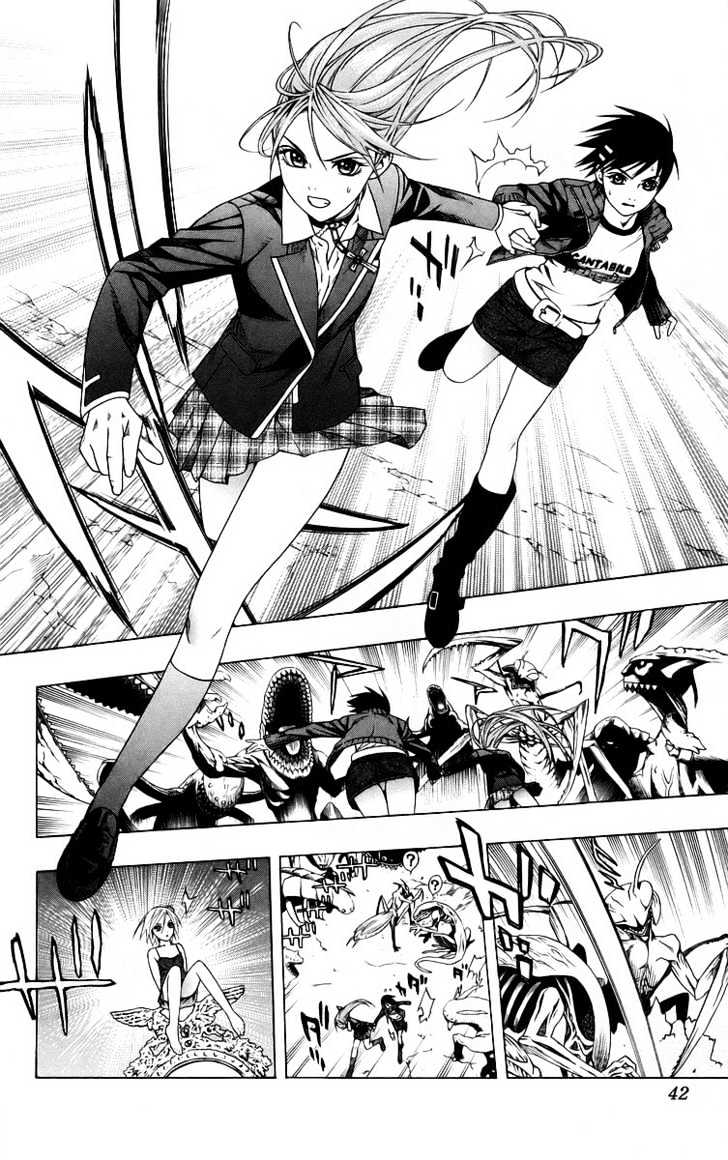 Rosario + Vampire Chapter 37 page 35 - Chapter 37 : Ririsu Mirror