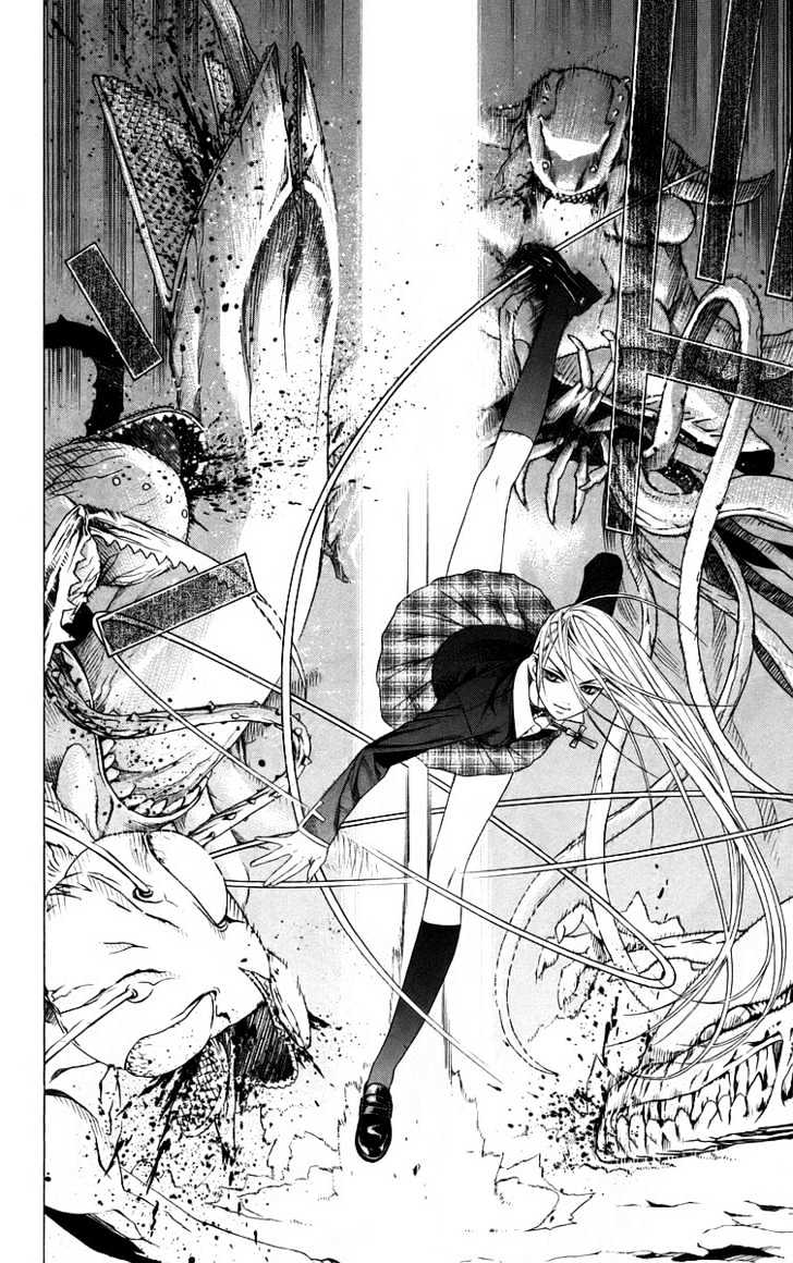 Rosario + Vampire Chapter 37 page 39 - Chapter 37 : Ririsu Mirror