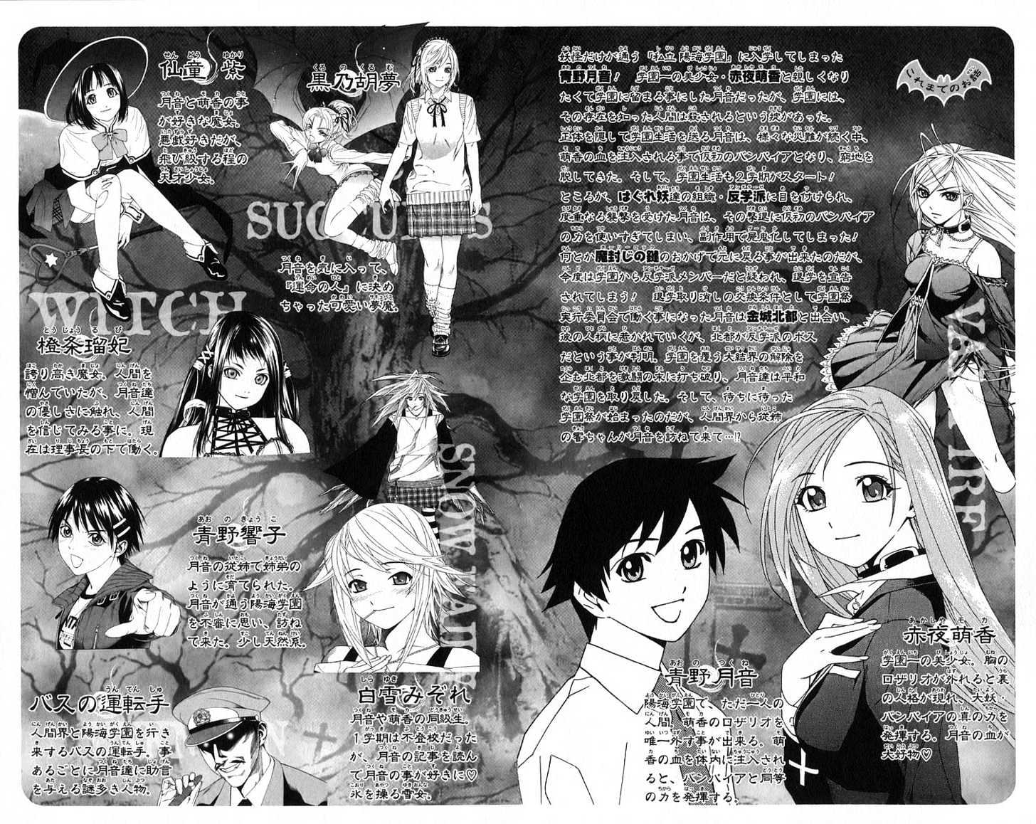 Rosario + Vampire Chapter 37 page 50 - Chapter 37 : Ririsu Mirror