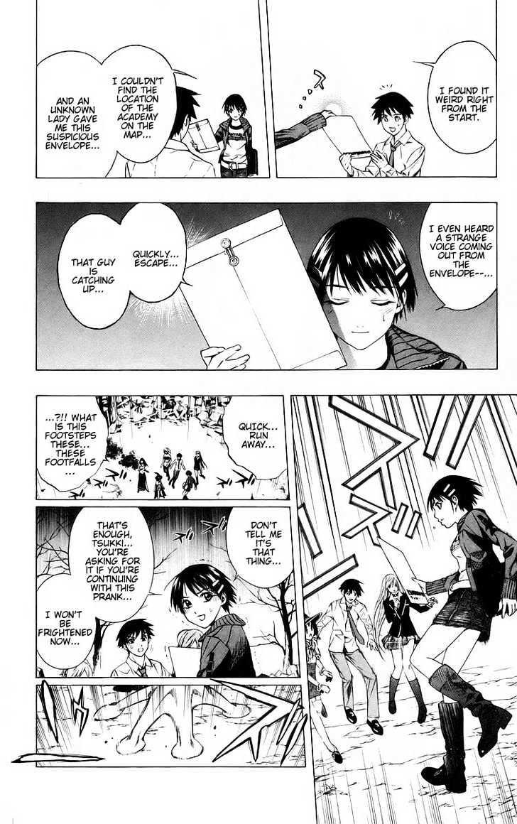 Rosario + Vampire Chapter 37 page 8 - Chapter 37 : Ririsu Mirror