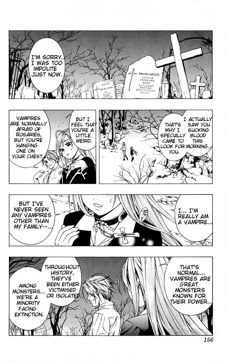 Rosario + Vampire Chapter 40 page 16 - Chapter 40 : Premonition of Happiness