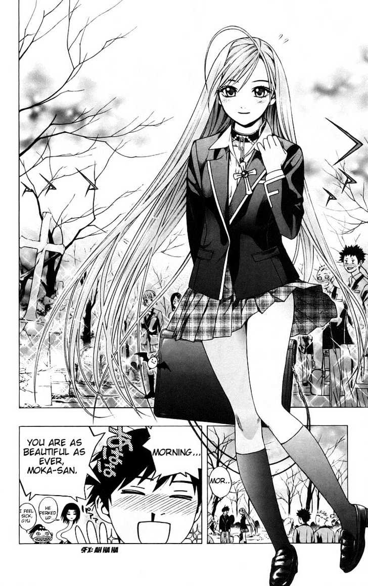 Rosario + Vampire Chapter 40 page 6 - Chapter 40 : Premonition of Happiness