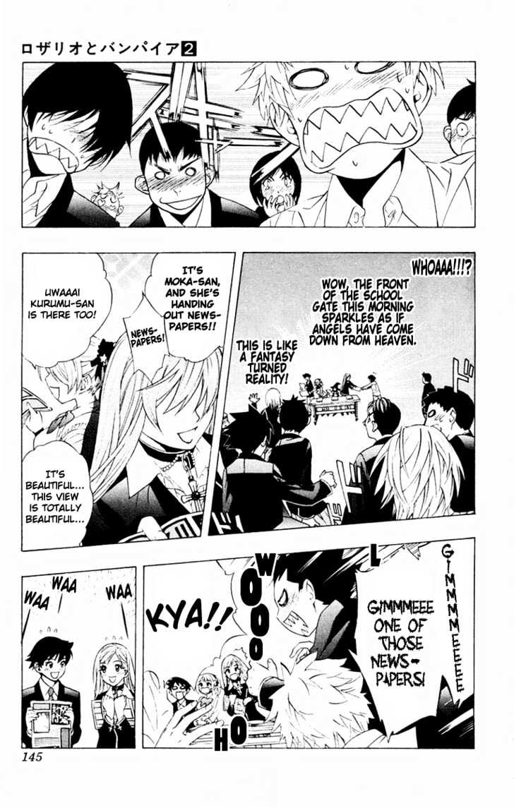 Rosario + Vampire Chapter 8 page 12 - Chapter 8 : Wish Upon The Moon