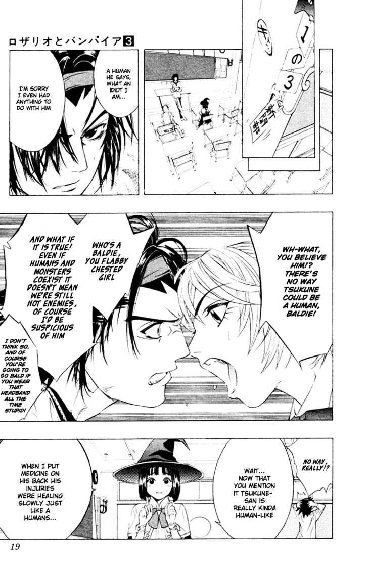 Rosario + Vampire Chapter 9 page 21 - Chapter 9 : Secret