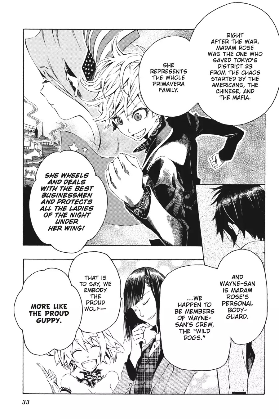 Rose Guns Days: Season 2 Chapter 1 page 34 - Chapter 1: Vol.1 Track 1: Knockin' on Heaven's Door