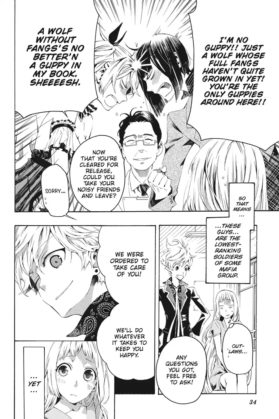 Rose Guns Days: Season 2 Chapter 1 page 35 - Chapter 1: Vol.1 Track 1: Knockin' on Heaven's Door