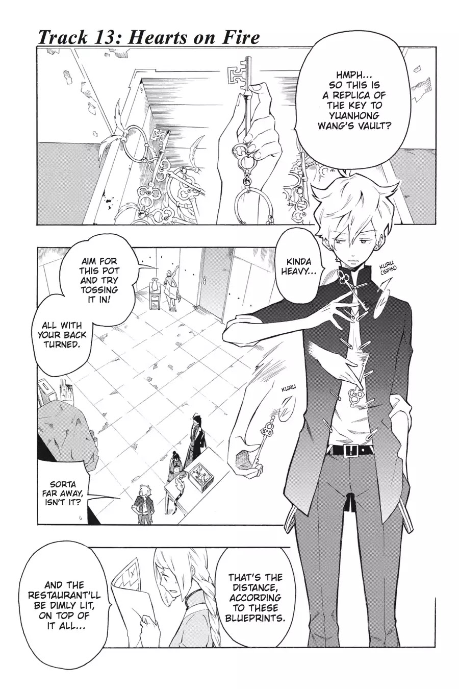 Rose Guns Days: Season 2 Chapter 13 page 1 - Chapter 13: Vol.3 Track 13: Hearts on Fire