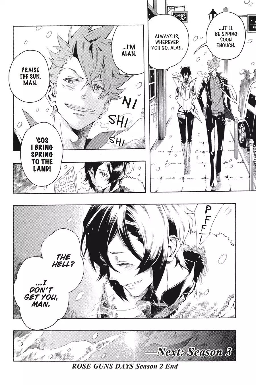 Rose Guns Days: Season 2 Chapter 14.6 page 4 - Vol.3 Bonus Track [END]