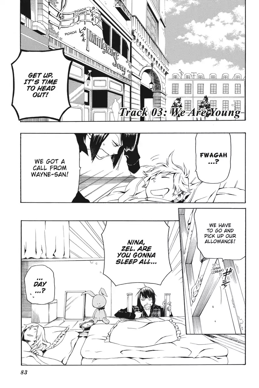 Rose Guns Days: Season 2 Chapter 3 page 1 - Chapter 3: Vol.1 Track 3: We Are Young