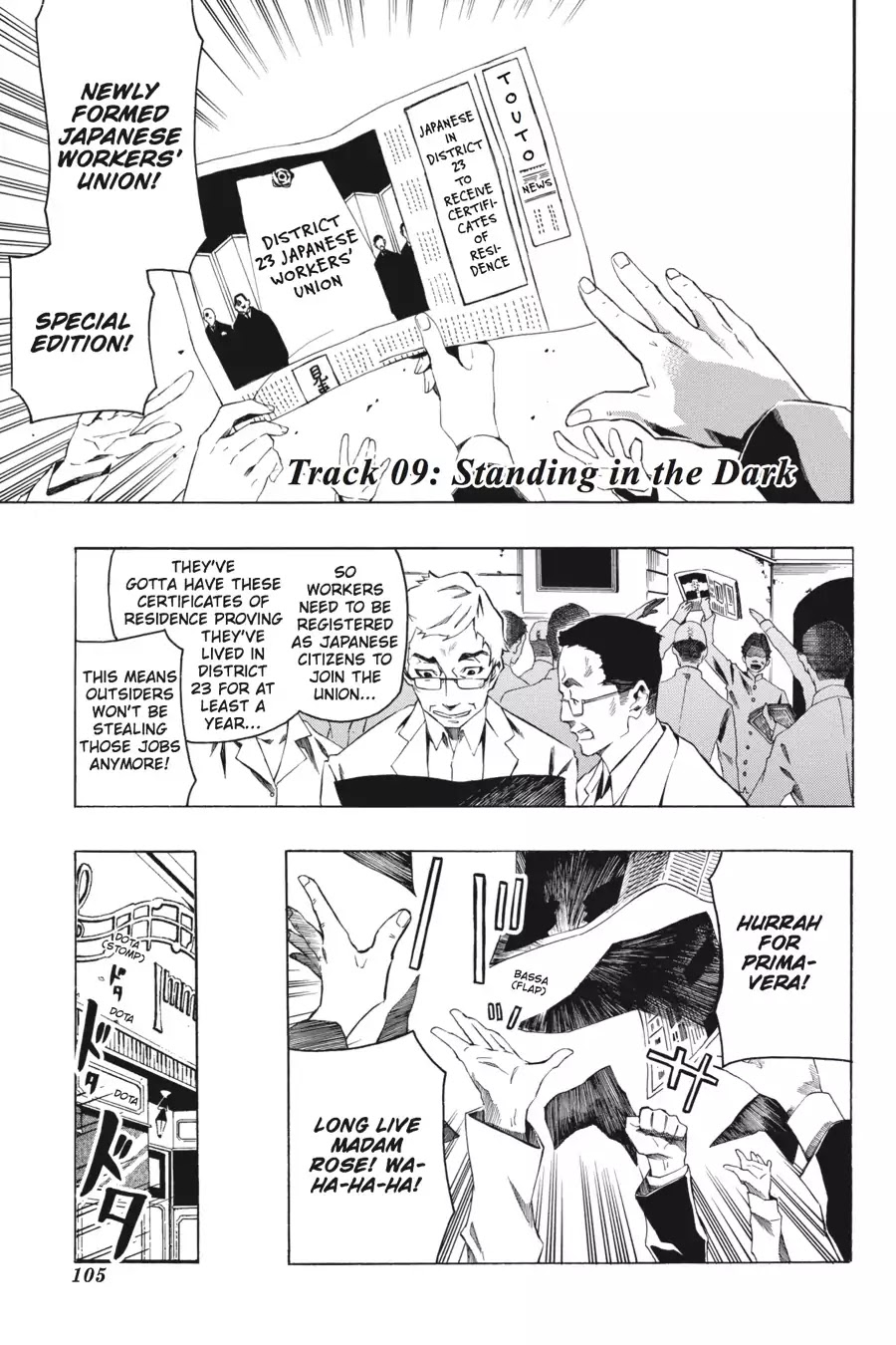Rose Guns Days: Season 2 Chapter 9 page 1 - Chapter 9: Vol.2 Track 9: Standing in the Dark