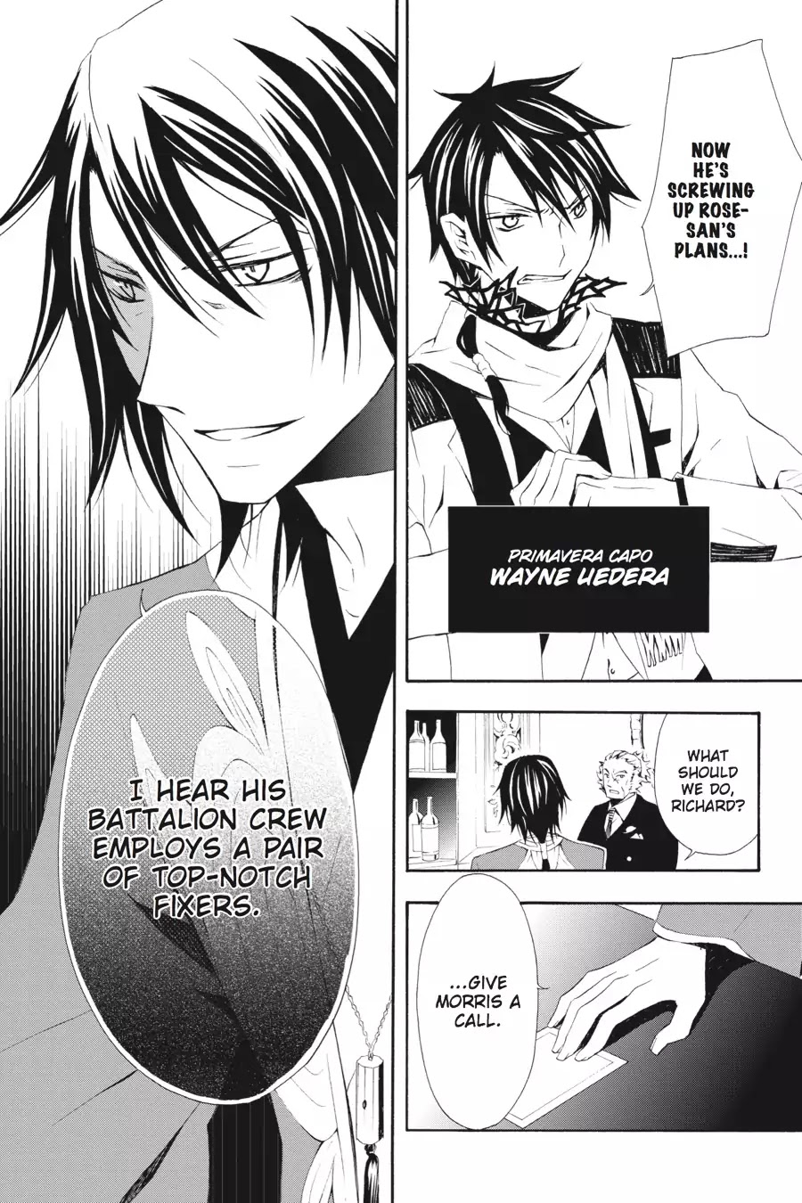 Rose Guns Days: Season 3 Chapter 1 page 44 - Chapter 1: Vol.1 Reason 1: On a Nameless Epitaph
