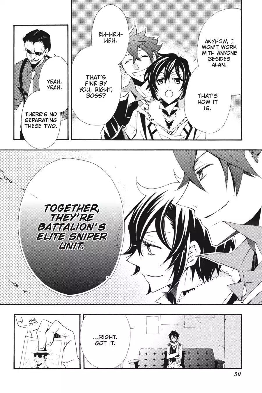 Rose Guns Days: Season 3 Chapter 1 page 47 - Chapter 1: Vol.1 Reason 1: On a Nameless Epitaph