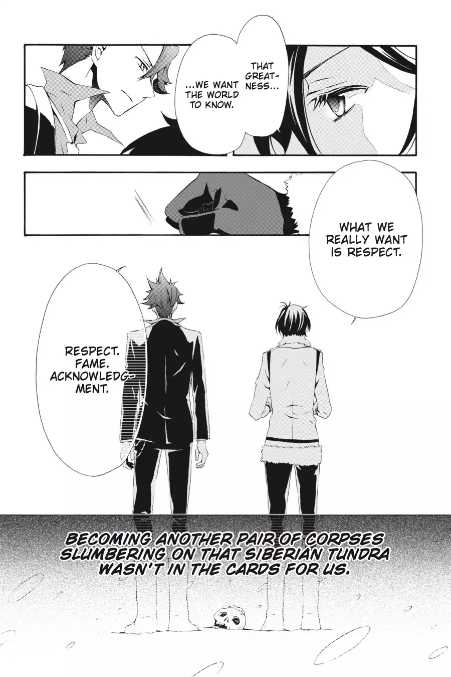 Rose Guns Days: Season 3 Chapter 1 page 53 - Chapter 1: Vol.1 Reason 1: On a Nameless Epitaph