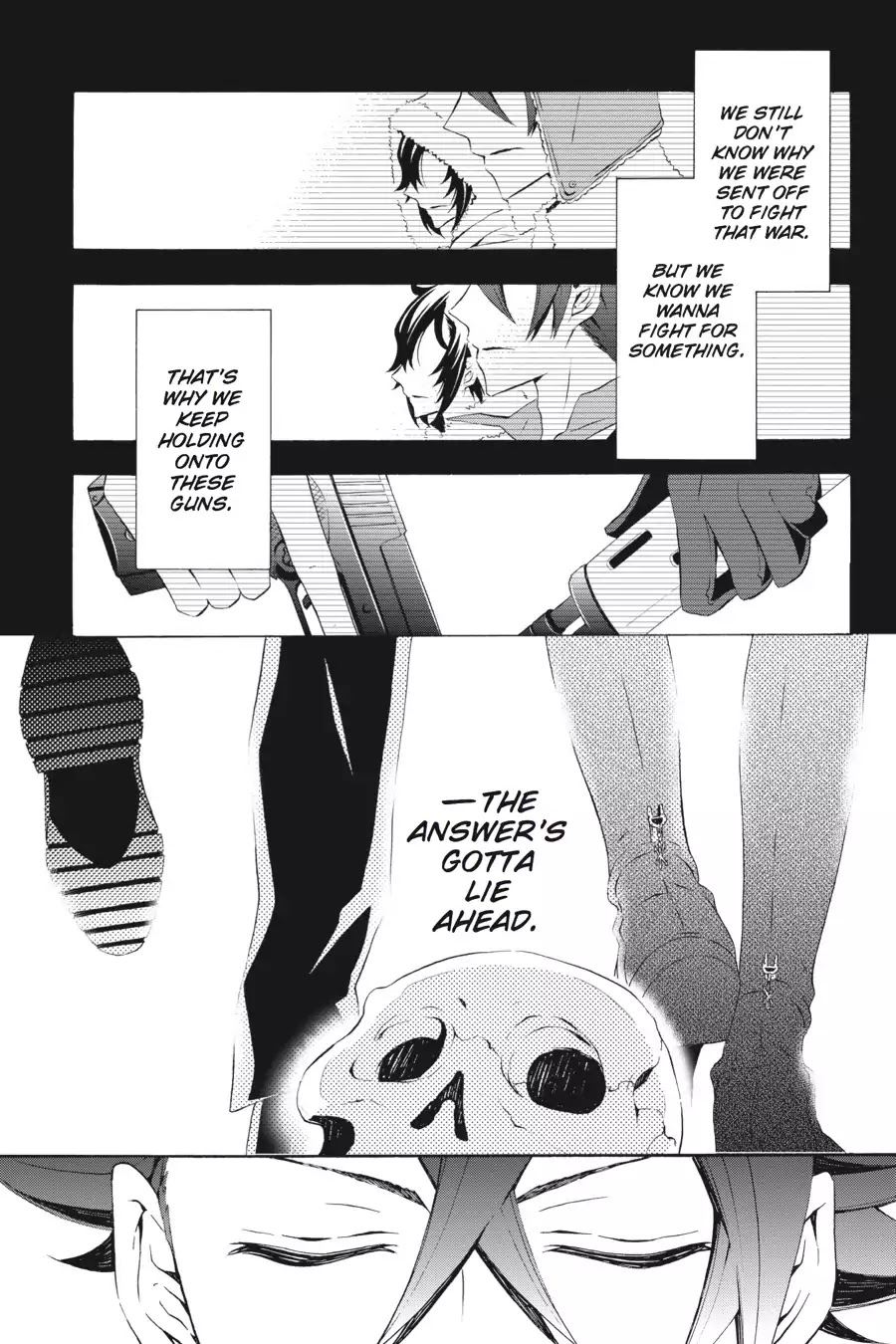 Rose Guns Days: Season 3 Chapter 1 page 54 - Chapter 1: Vol.1 Reason 1: On a Nameless Epitaph