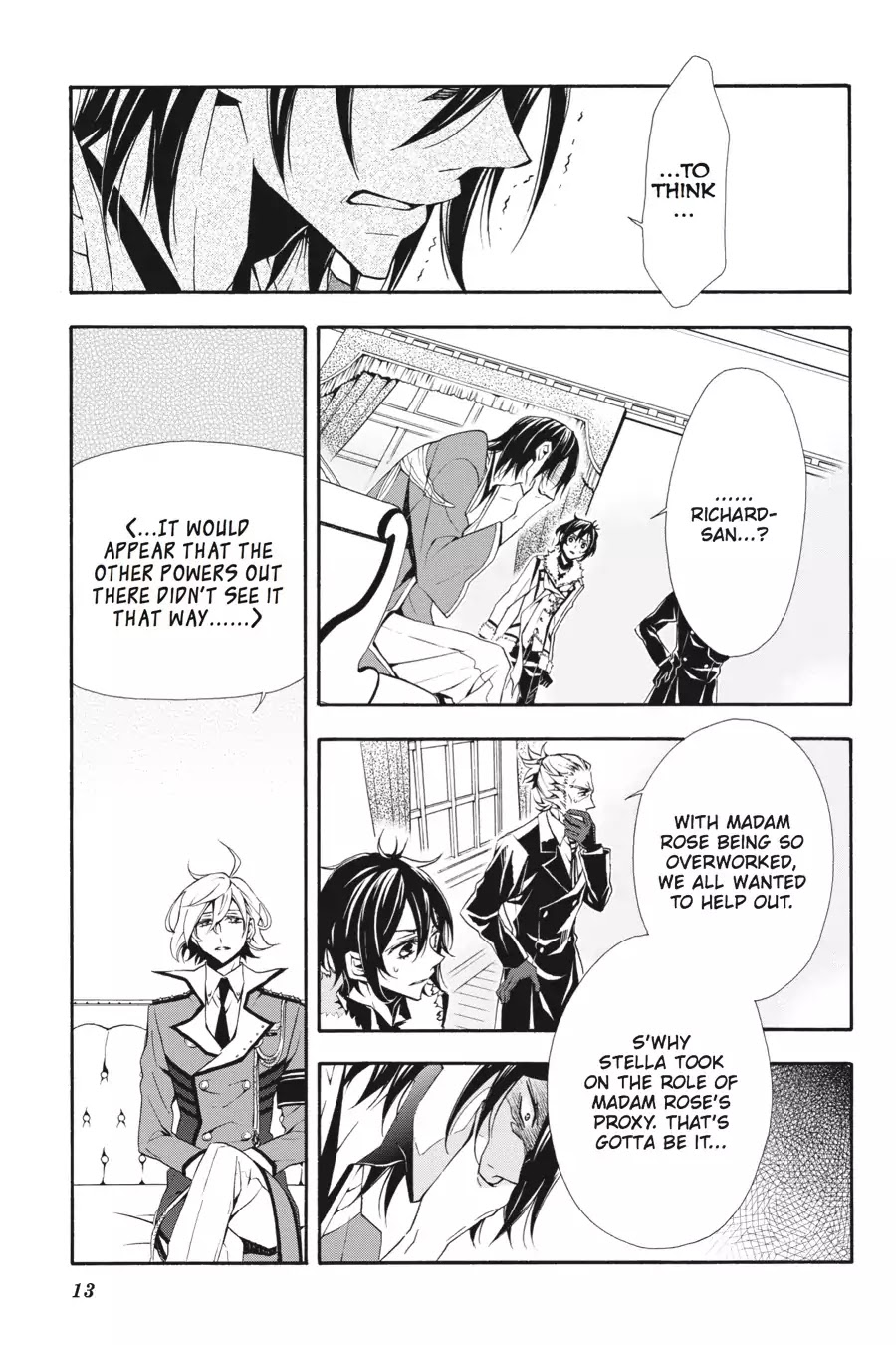 Rose Guns Days: Season 3 Chapter 11 page 14 - Chapter 11: Vol.3 Reason 11: Criminal Shadows
