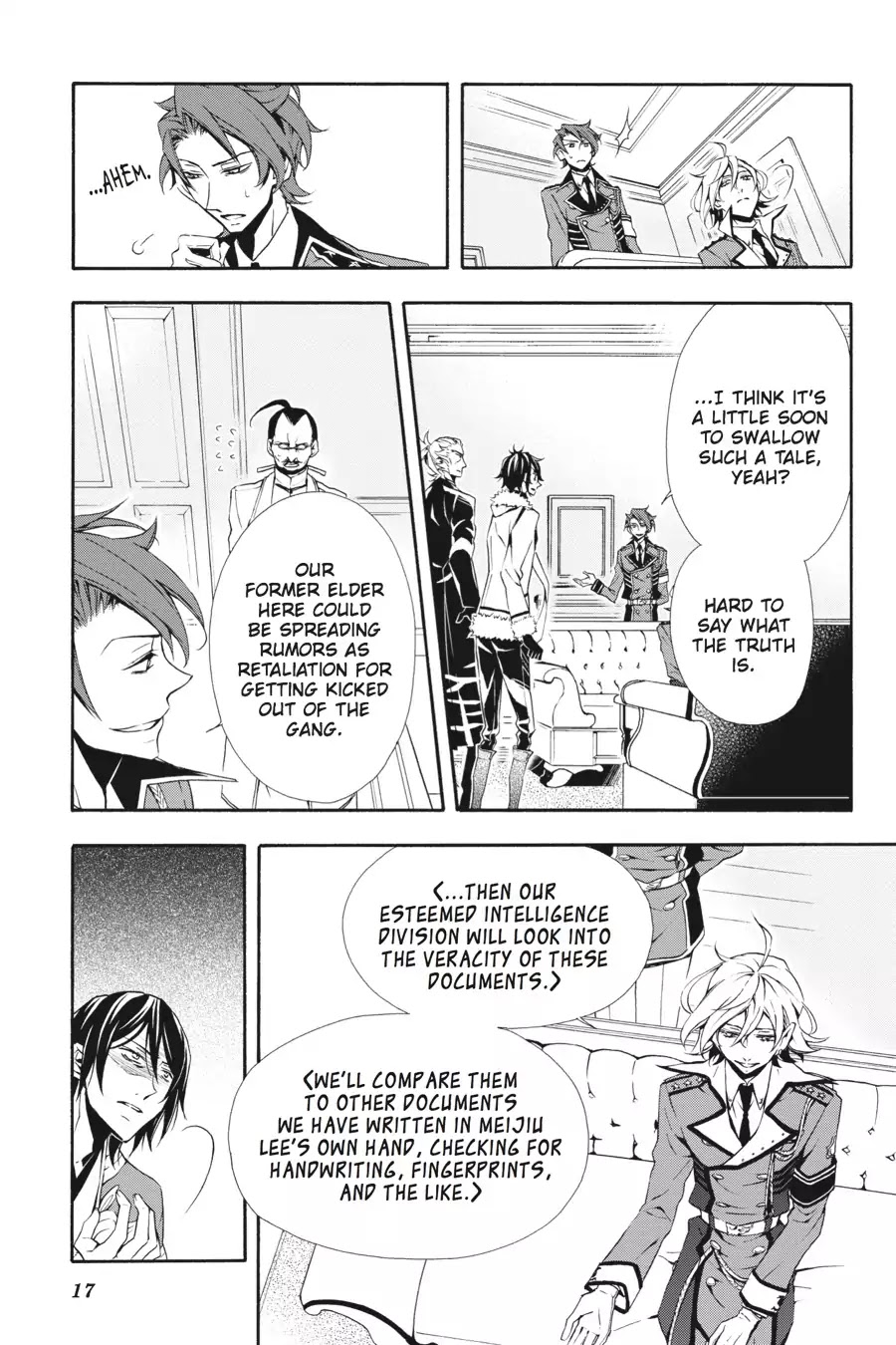 Rose Guns Days: Season 3 Chapter 11 page 18 - Chapter 11: Vol.3 Reason 11: Criminal Shadows