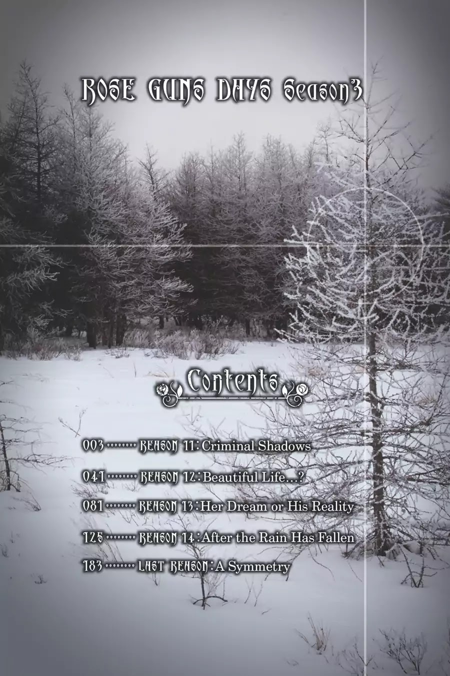 Rose Guns Days: Season 3 Chapter 11 page 3 - Chapter 11: Vol.3 Reason 11: Criminal Shadows