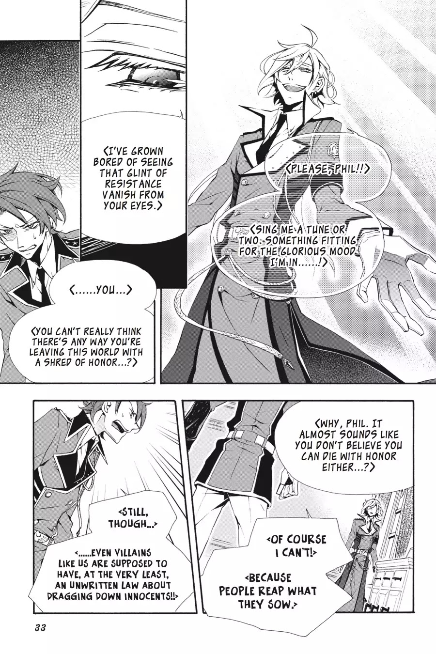 Rose Guns Days: Season 3 Chapter 11 page 34 - Chapter 11: Vol.3 Reason 11: Criminal Shadows