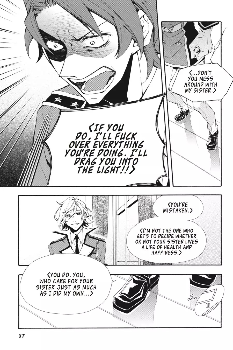 Rose Guns Days: Season 3 Chapter 11 page 38 - Chapter 11: Vol.3 Reason 11: Criminal Shadows