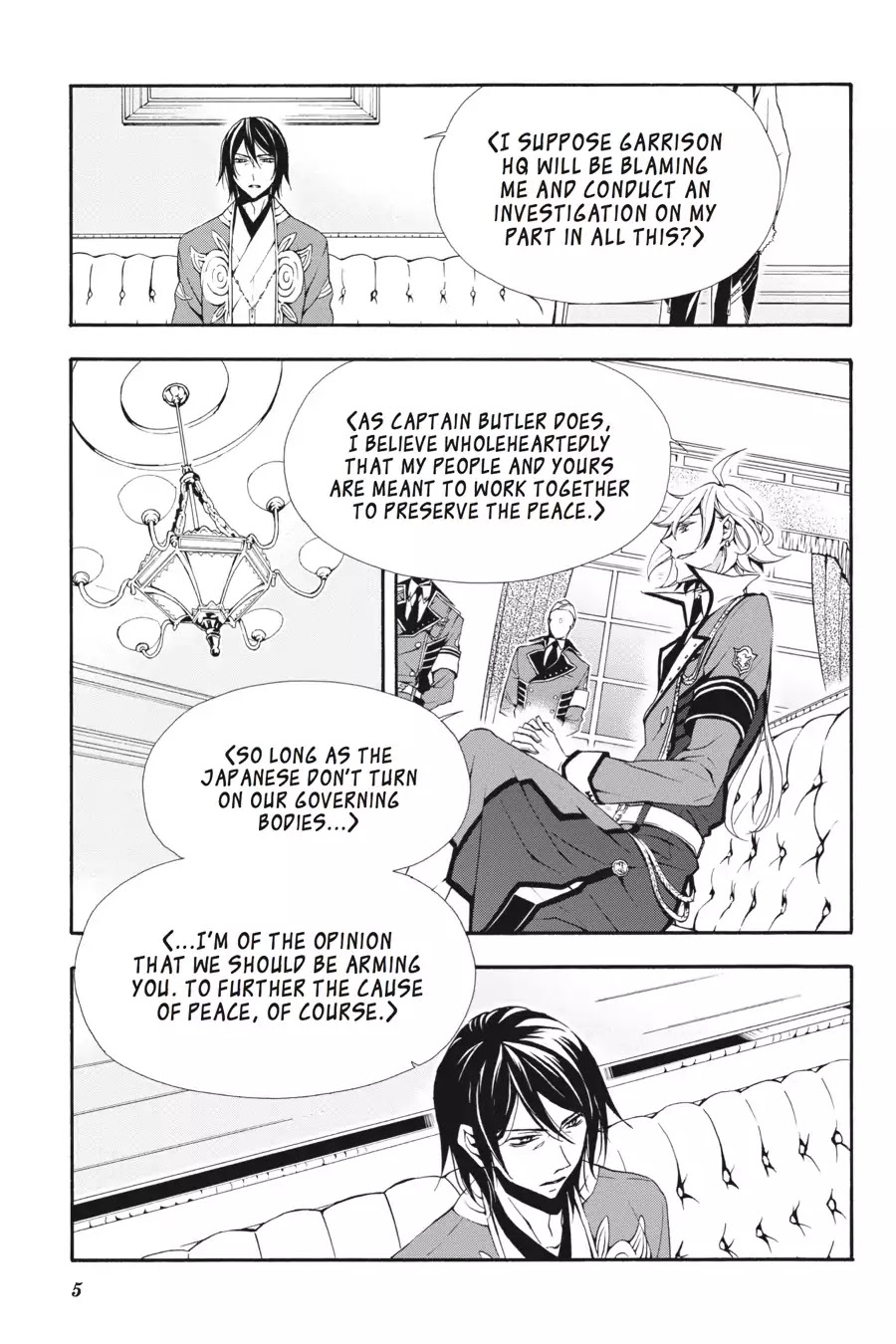 Rose Guns Days: Season 3 Chapter 11 page 6 - Chapter 11: Vol.3 Reason 11: Criminal Shadows