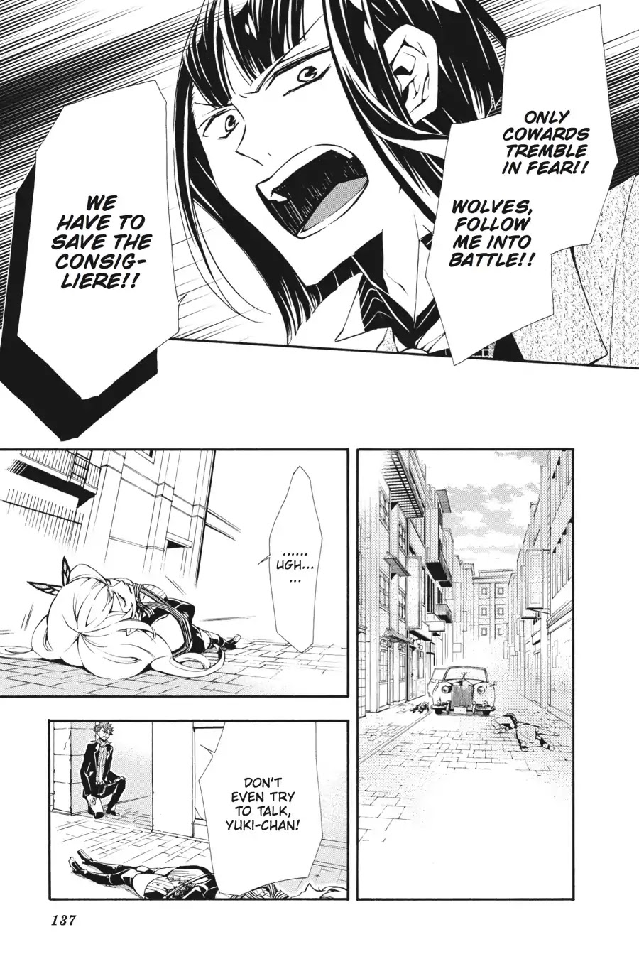 Rose Guns Days: Season 3 Chapter 14 page 13 - Chapter 14: Vol.3 Reason 14: After the Rain Has Fallen