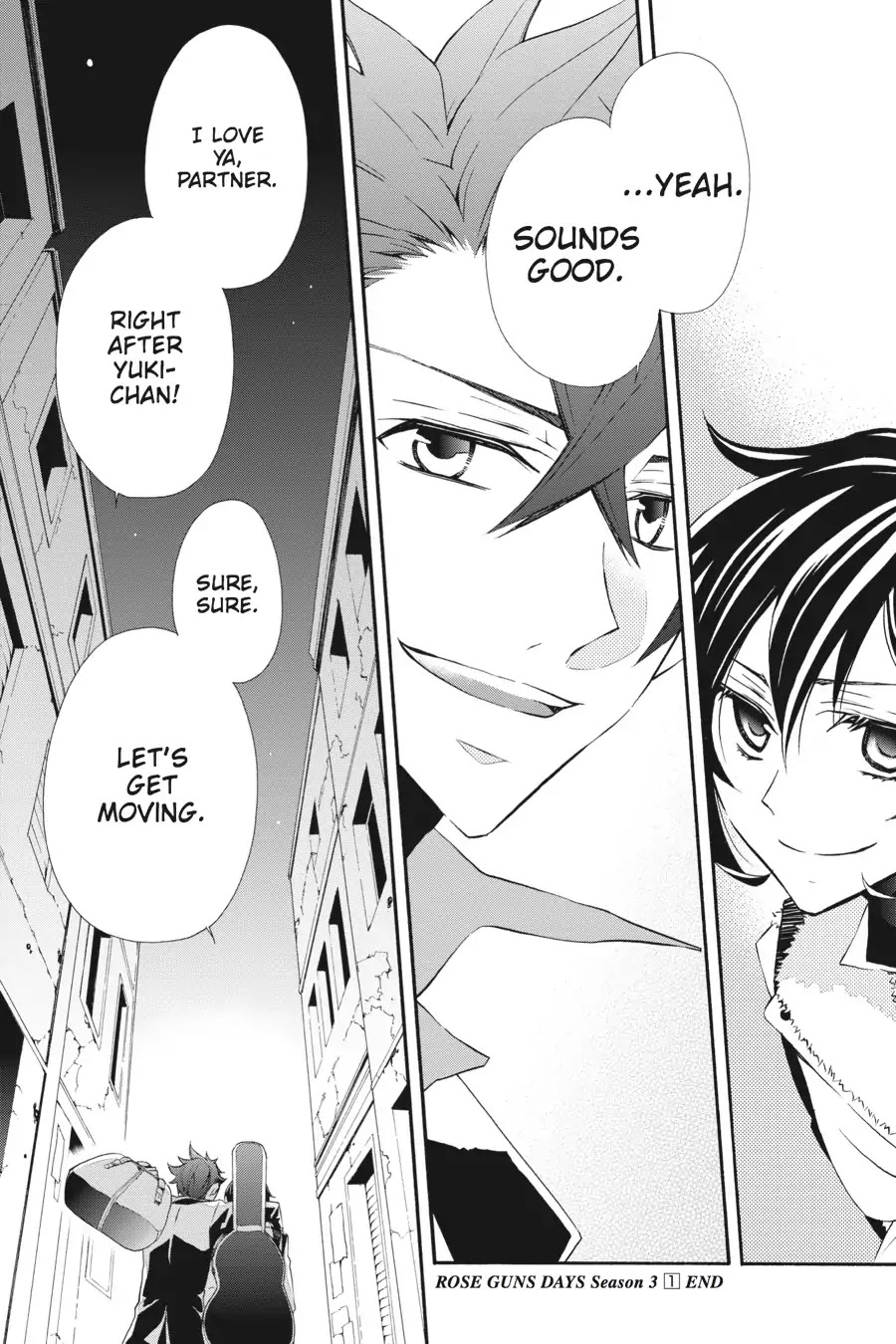 Rose Guns Days: Season 3 Chapter 5 page 35 - Chapter 5: Vol.1 Reason 5: Beyond the Future