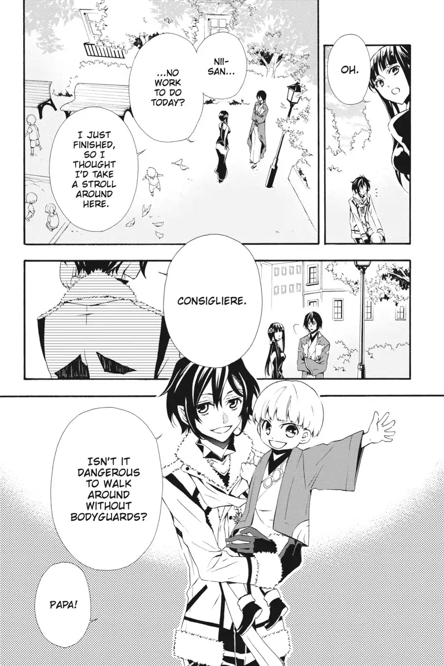 Rose Guns Days: Season 3 Chapter 5 page 4 - Chapter 5: Vol.1 Reason 5: Beyond the Future