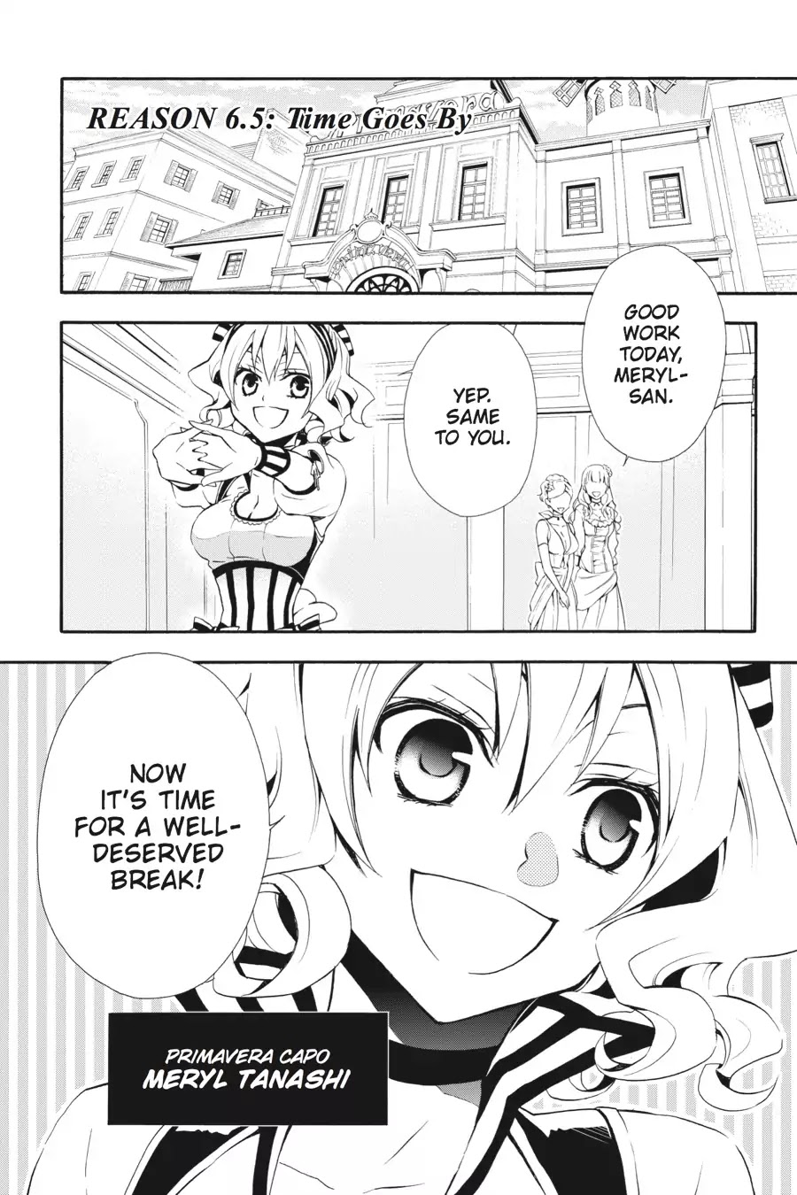 Rose Guns Days: Season 3 Chapter 6.5 page 1 - Chapter 6.5: Vol.2 Reason 6.5: Time Goes By