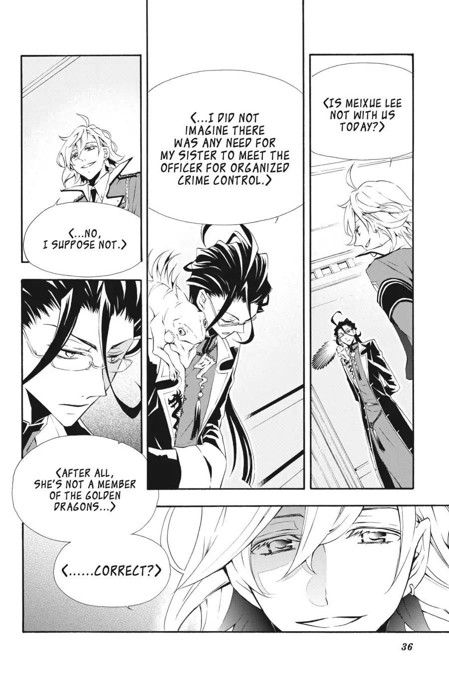 Rose Guns Days: Season 3 Chapter 6 page 35 - Chapter 6: Vol.2 Reason 6: A Hearty Toast!