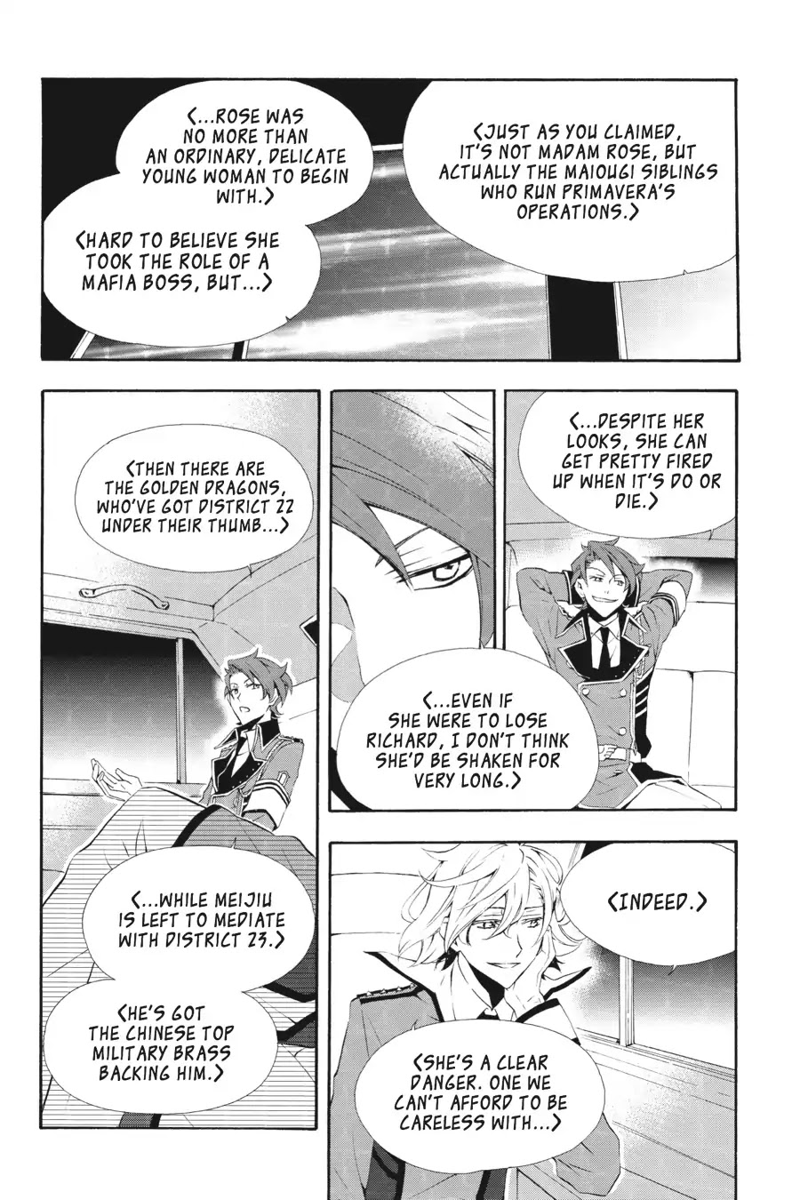 Rose Guns Days: Season 3 Chapter 6 page 37 - Chapter 6: Vol.2 Reason 6: A Hearty Toast!