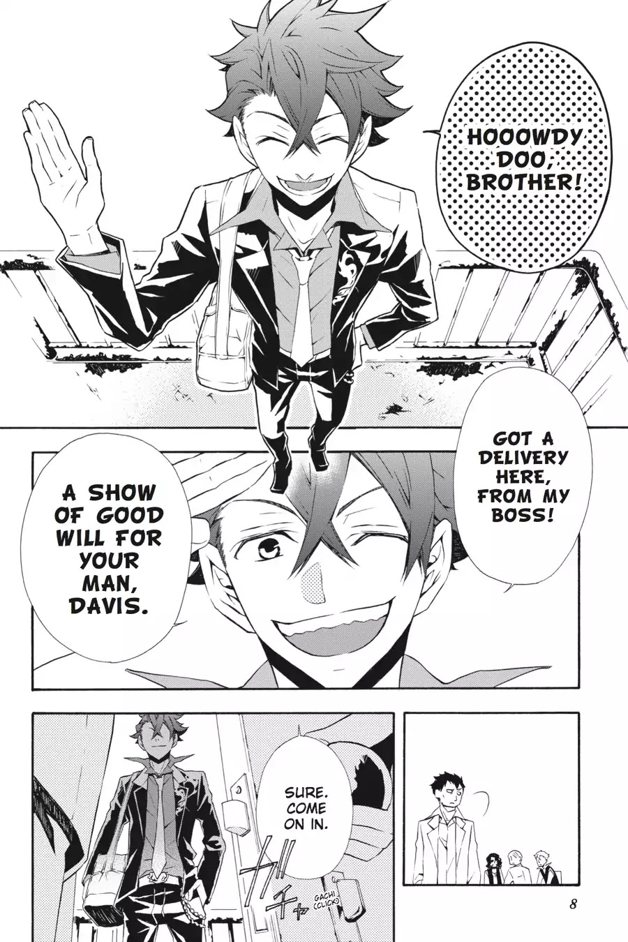 Rose Guns Days: Season 3 Chapter 6 page 8 - Chapter 6: Vol.2 Reason 6: A Hearty Toast!