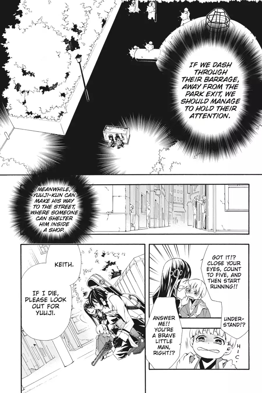 Rose Guns Days: Season 3 Chapter 8 page 23 - Chapter 8: Vol.2 Reason 8: Connect to the Future