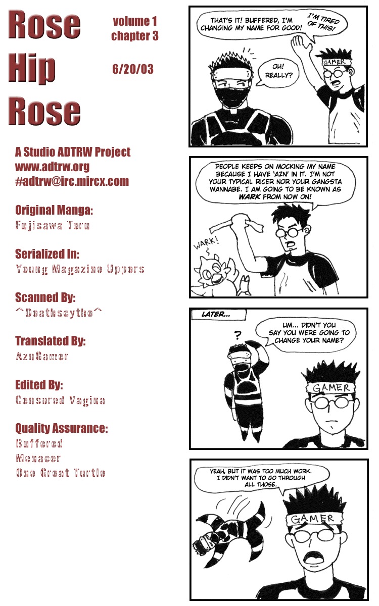 Rose Hip Rose Chapter 3 page 1 - Chapter 3