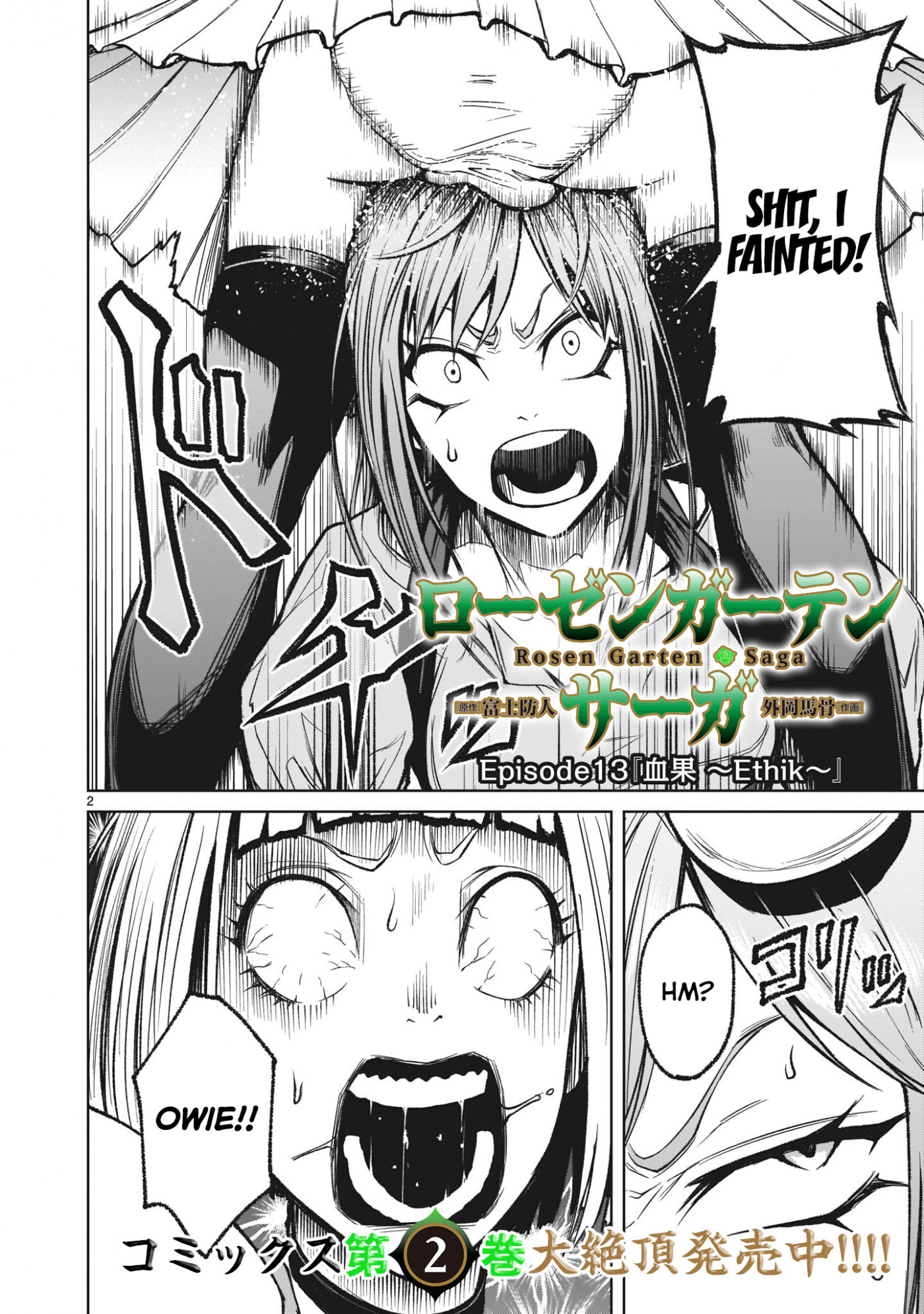 Rosen Garten Saga Chapter 13 page 3 - Chapter 13: Blood Results ~Ethik~