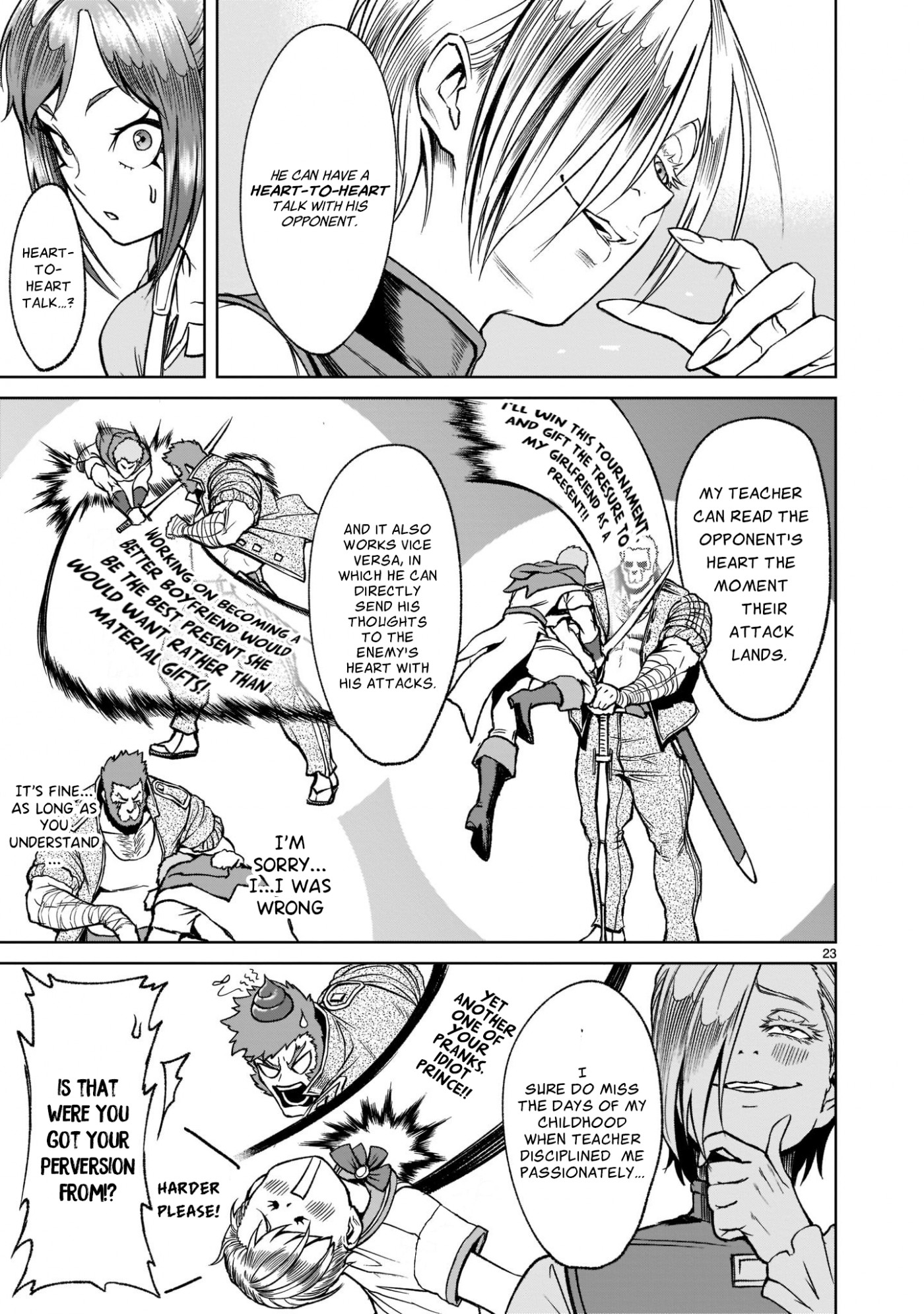 Rosen Garten Saga Chapter 23 page 24 - Chapter 23: Melee ~Muscle~