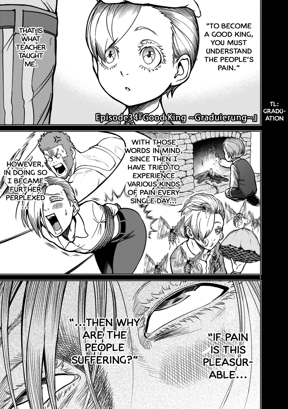 Rosen Garten Saga Chapter 34 page 1 - Chapter 34: Good King ~Graduierung~