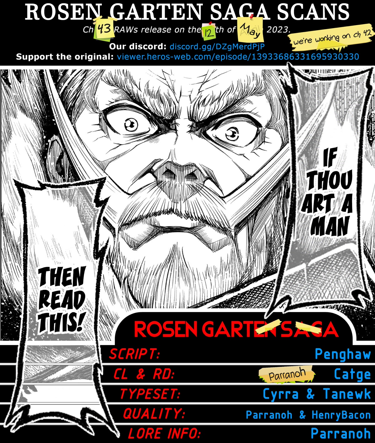 Rosen Garten Saga Chapter 41 page 1 - Chapter 41: Seven People ~Kater~