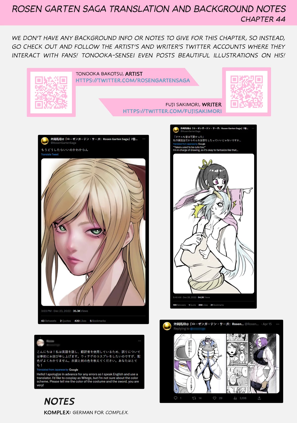 Rosen Garten Saga Chapter 44 page 22 - Chapter 44: Confidence ~Komplex~
