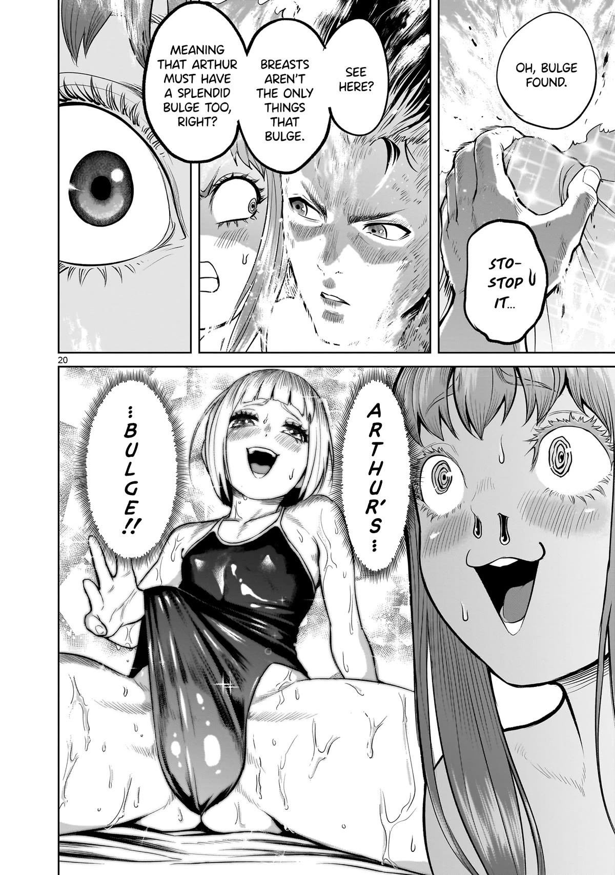 Rosen Garten Saga Chapter 45 page 20 - Chapter 45: Bulge ~Hodensack~
