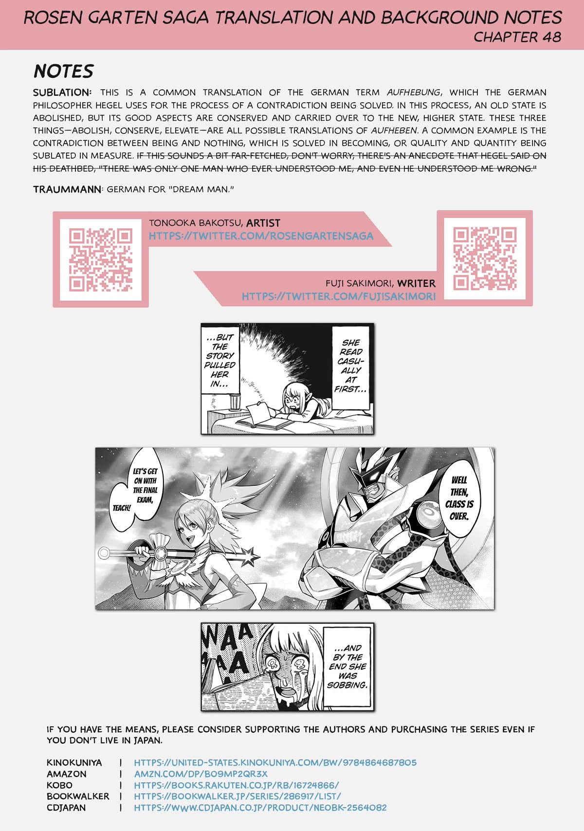 Rosen Garten Saga Chapter 48 page 26 - Chapter 48: Sublation ~Traummann~
