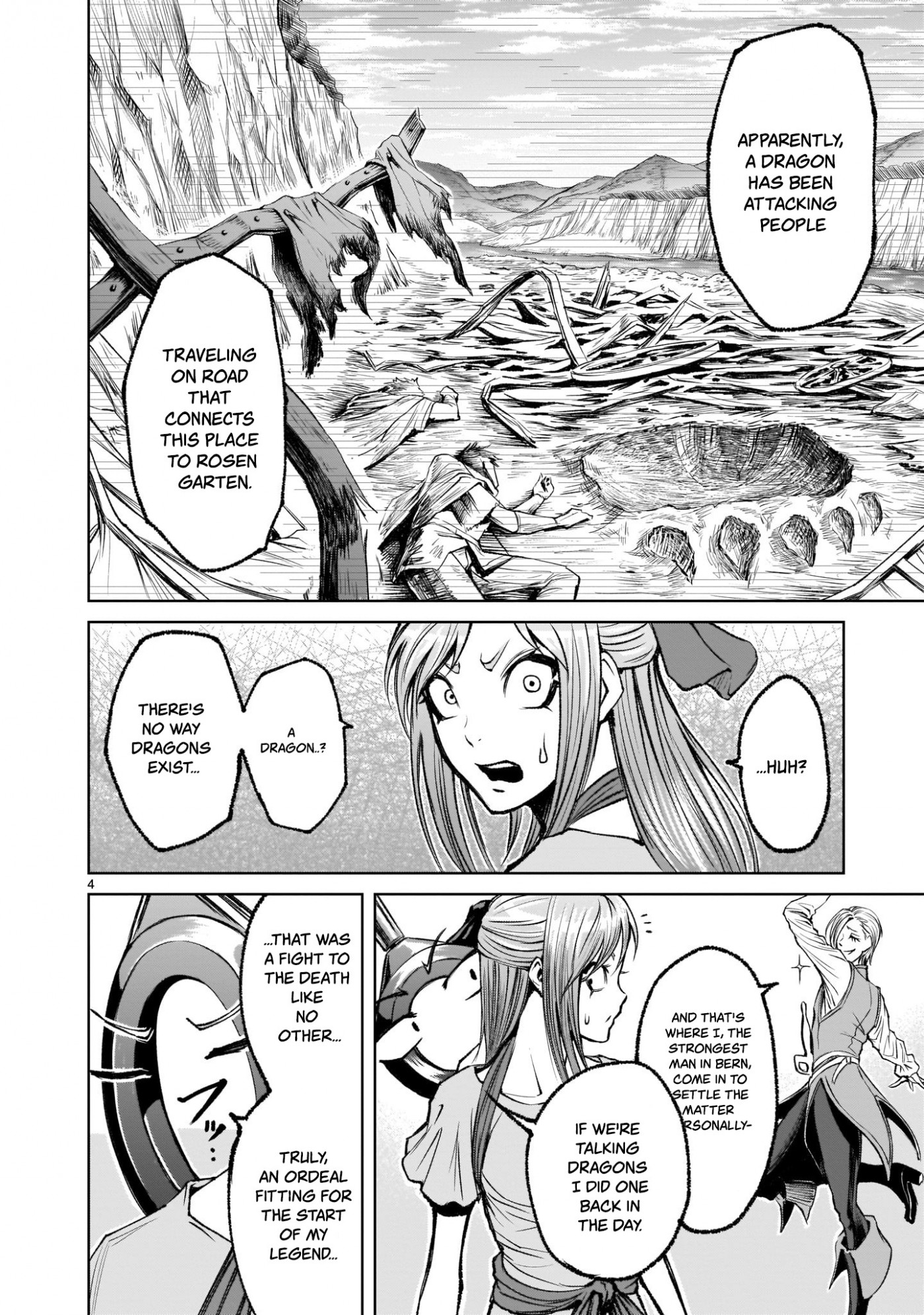 Rosen Garten Saga Chapter 5 page 4 - Chapter 5: Cryptid ~Drachentöter~