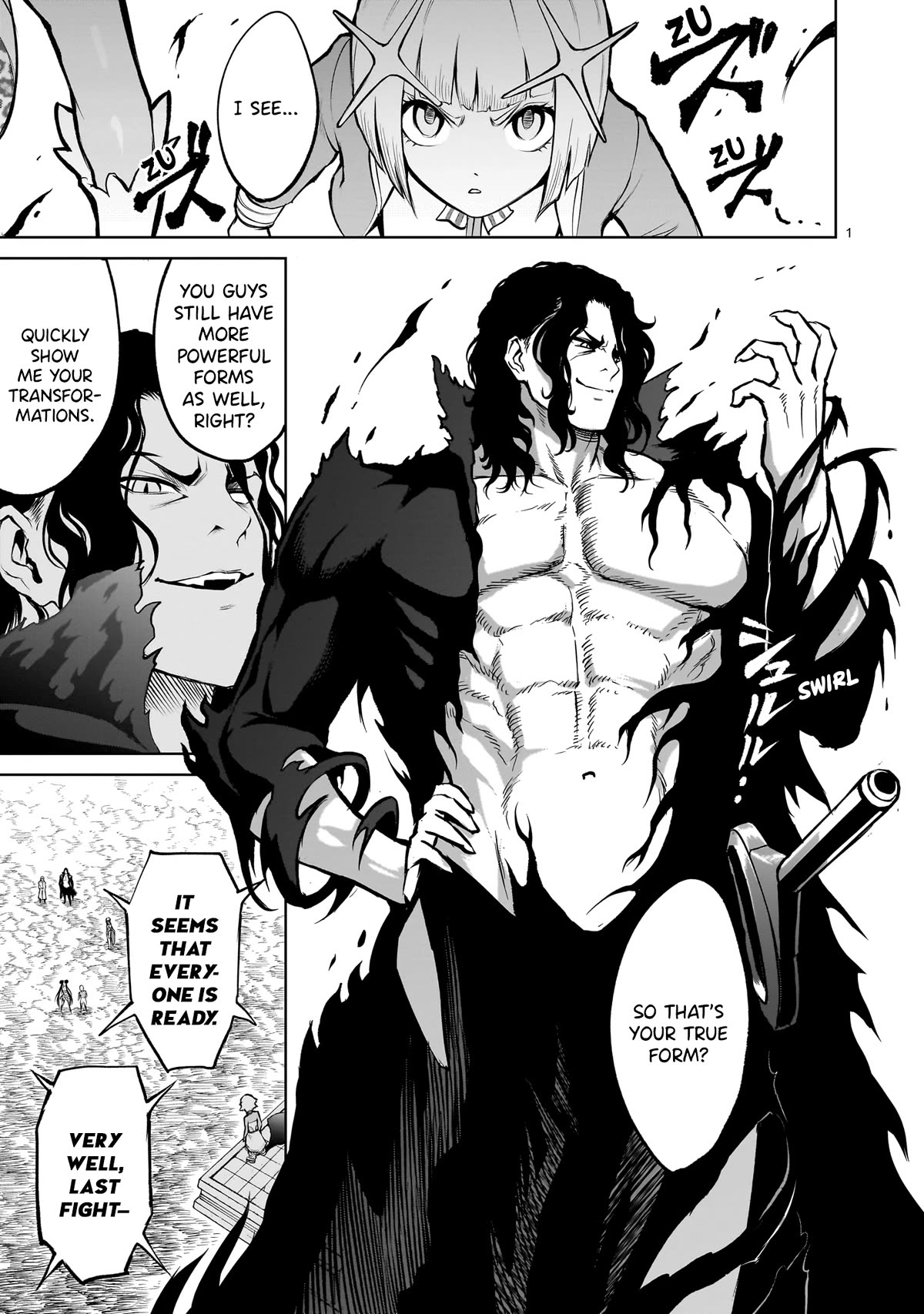 Rosen Garten Saga Chapter 50 page 2 - Chapter 50: Gold Statue ~Deus ex Machina~