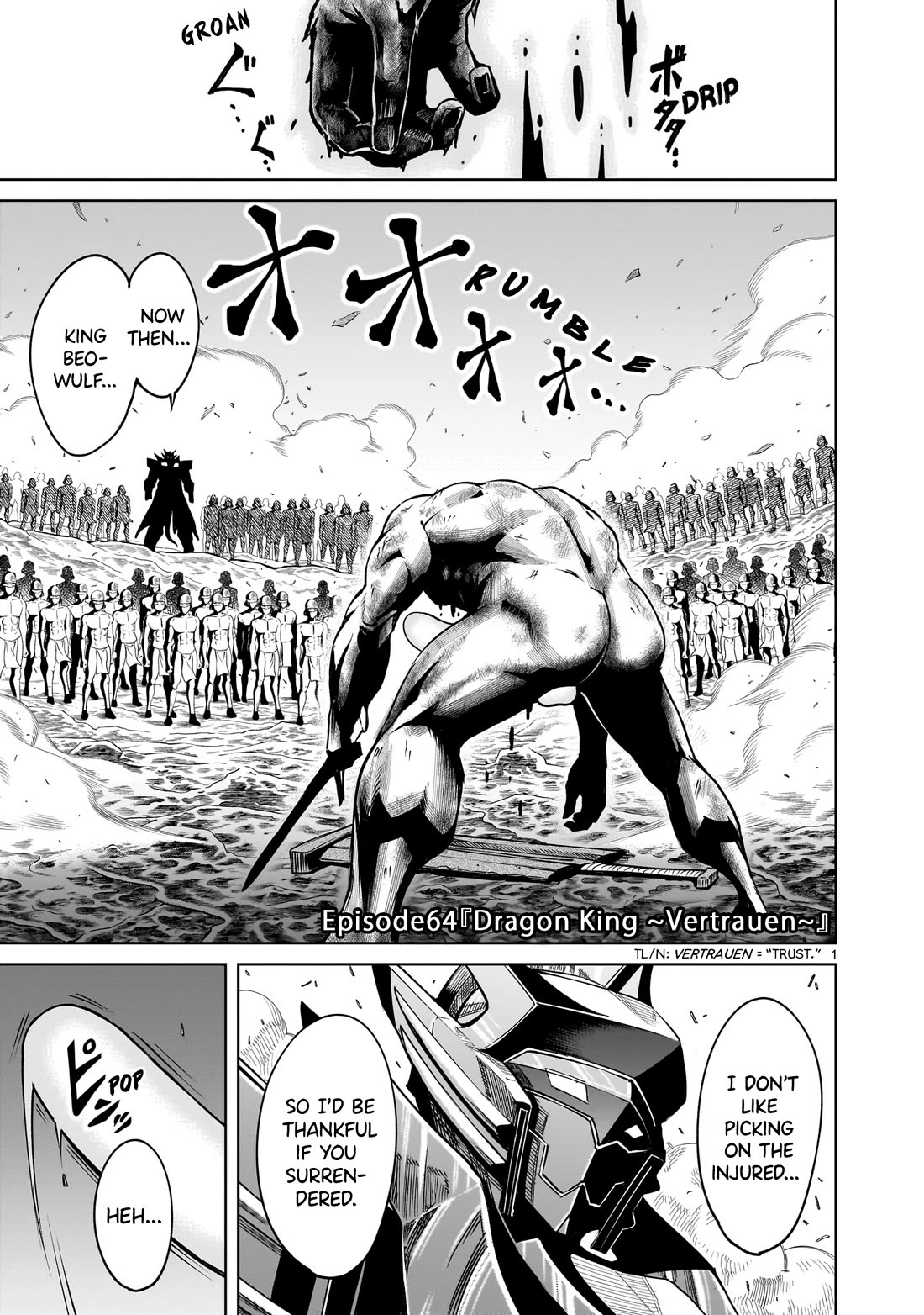 Rosen Garten Saga Chapter 64 page 1 - Chapter 64: Dragon King ~Vertrauen~