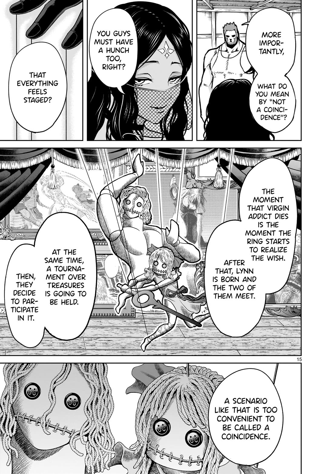 Rosen Garten Saga Chapter 66 page 15 - Chapter 66: Holy Wish ~Schule Himmel~