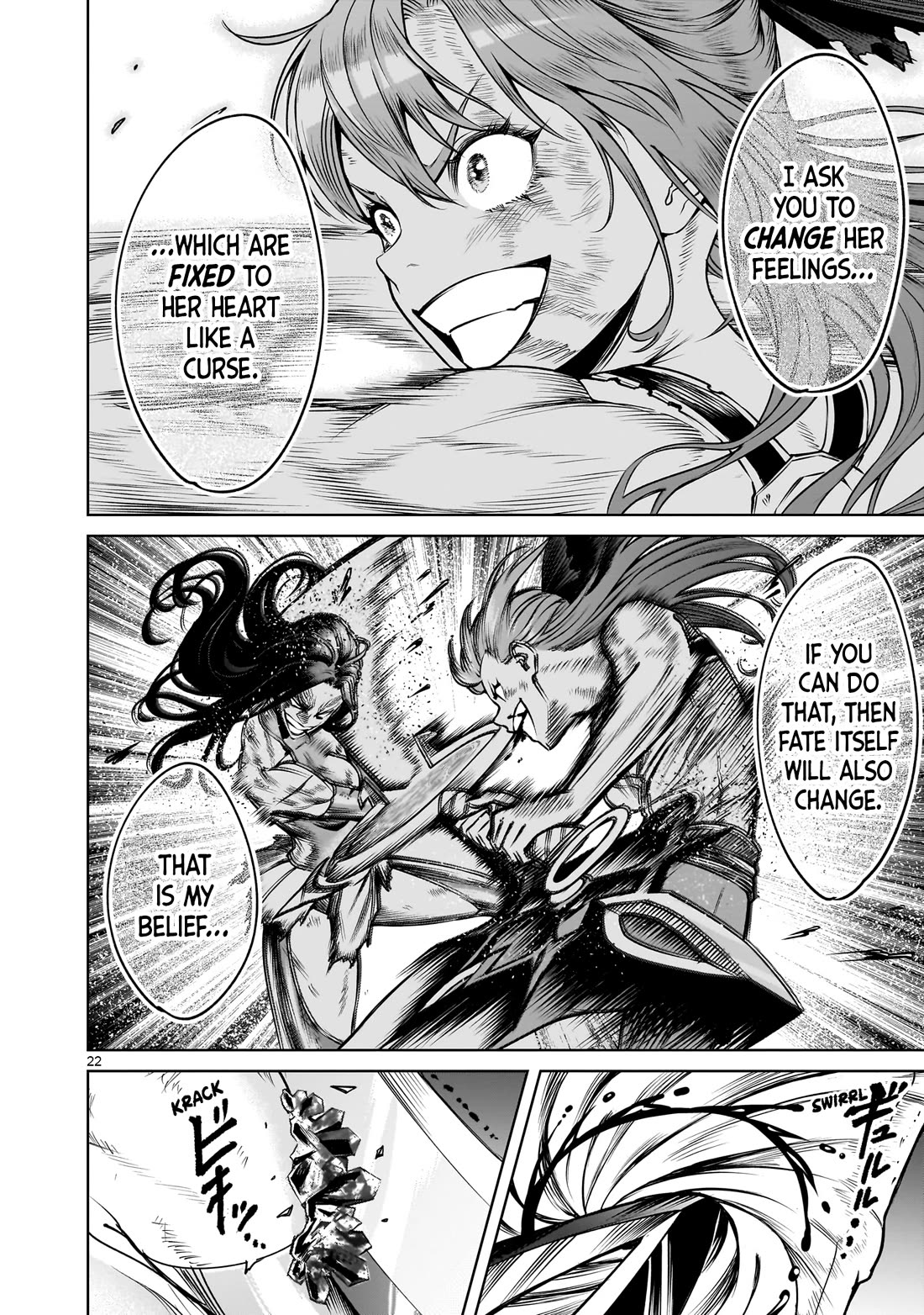 Rosen Garten Saga Chapter 90 page 22 - Chapter 90: Imprisoned Heart ~Gefangener~
